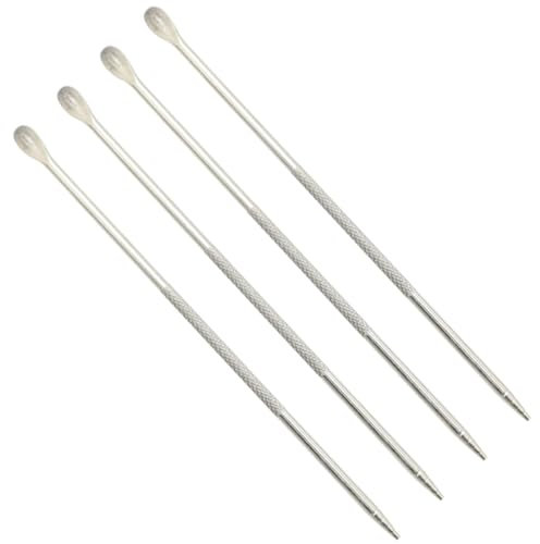 Cabilock Zubehör 4 - -stift Stift Mischen Cappuccino-dekorationsstift Latte-art-bleistift Kaffeekunstmacher Espresso - -stift Rostfreier Stahl Silver