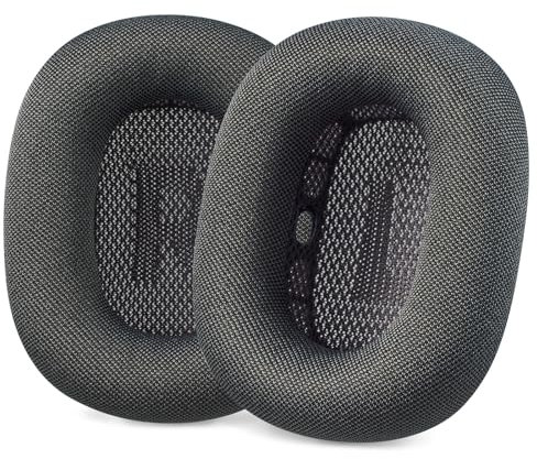 AHG Accessory House Global Upgraded Replacement airpods max ear Cushions pads compatible with Apple AirPods Max Headphones (Space Grey). Silicone Lined Mesh/High-Density Foam/Strong Magnet