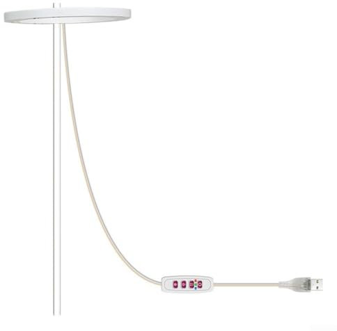 Lampe de croissance efficace pour plantes d'intérieur avec paramètres à intensité variable et télécommande facile (1)