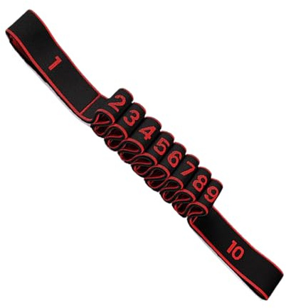 Bandes élastiques pour exercice – Sangle d'entraînement avec poignée de 120 cm, bandes élastiques de résistance, accessoire d'équipement de gym à domicile | Outil de façonnage de la force de mobilité