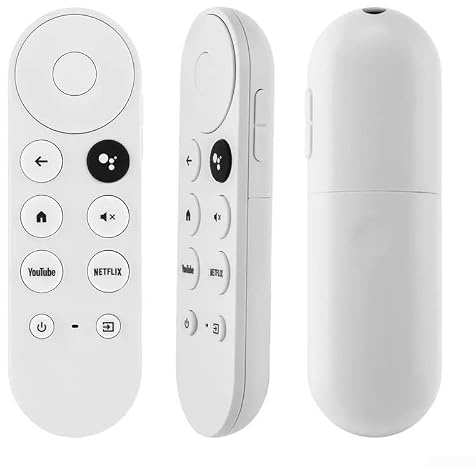 Telecomando vocale, in plastica, design bianco, per TV SnowHD G9N9N GA01409-US