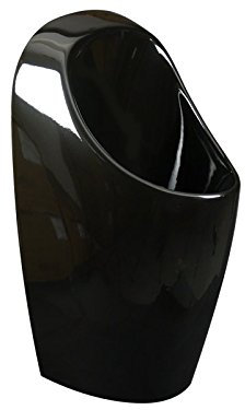 Urimat ceramiccompact Wasserloses Urinal aus Keramik - 6, Farbe:Schwarz (Glänzend)