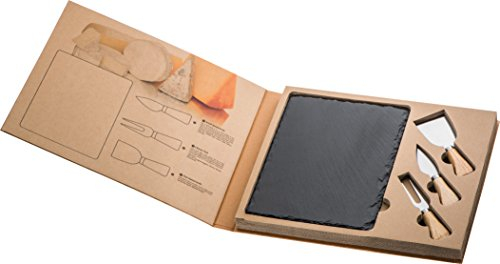 Formaggio Set Tagliere in ardesia Coltello da formaggio vassoio Formaggio forcella di noTrash2003 ®