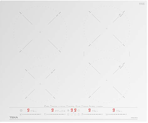 Teka 112500027, Placa de inducción, 60 cm IZC 64630 WH MST, Urban white