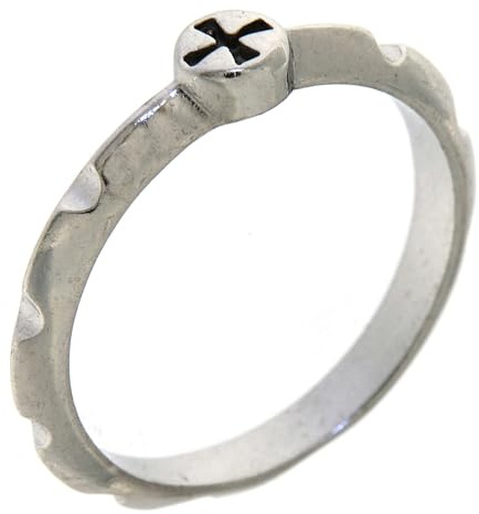 Holyart Rosenkranzringe: Rosenkranz Ring Silber 925, 20 mm (0.79 in) – DE 63