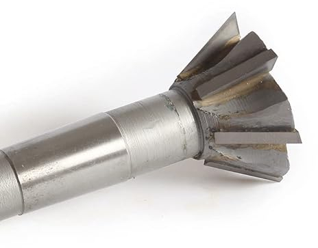 JINGERL 35mm * 45-55-60 Grad 6F-Hartmetallwinkel-Fräser-Schwalbenschwanznut Frässchneiderverarbeitung Kupfer-Aluminiumguss-Gusseisen usw (Dimensions : 45 55 60degrees 3pcs)