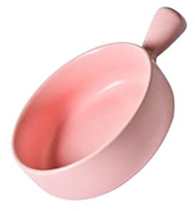 Glass Dishes Ceramic Baking Dish Deep Pie Pan Ceramic Bakeware Set Baking Dish for Cooking, Kitchen, Cake Dinner Pink Plates