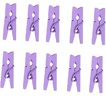 Cabilock 100pièces Pinces à Linge Bois Naturel Miniatures Robustes Et Polyvalentes pour Accrocher Photos Papiers Et Créations Loisirs Créatifs