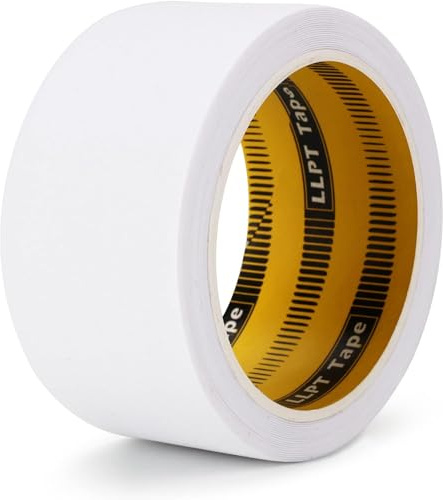 LLPT Nahtband zum Aufbügeln 50mm x 5m Weiß Selbstklebende Saumband | Kein Nähen Erforderlich für Sofas Jeans Jacken Hosen Vorhänge und DIY-Dekorationen