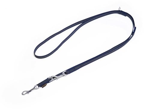 Mystique® Gummierte Umhängeleine Leine 20mm Standard Karabiner royal blau 3m