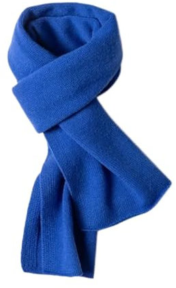 Rfmfkkg Unisex Wollschal für Damen, leicht, weich, Kaschmirschal, lang, warm, Wickelschals für Damen, blau, One size