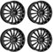 4x Carmani Felgen Alufelgen 17 Fritz 8,0x19 ET45 5x112 black kompatibel mit