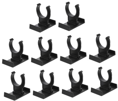 Yardenfun 10pcs Sturdy Cabinet Legs Clips Kick Skirting Board Trims Kitchen Plinth Leg Clips for Furniture Leveling