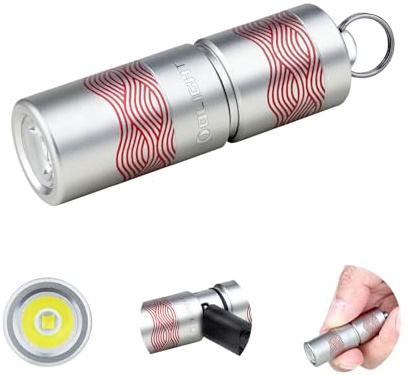 OLIGHT I1R2 PRO Mini Torche Porte-clés EDC Lampe de Poche LED Rechargeable par Type-C USB Câble 180 Lumens