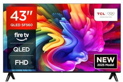 TCL 43 Pouces Full HD Smart QLED Direct LED SF560 avec Fire TV et vocale Alexa