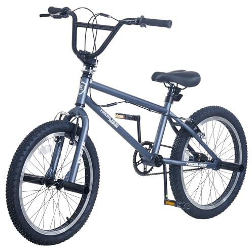 BSTSEL 20 inch Freestyle BMX Bike Kids Bicycle for Boys and Girls for 6-13 Years Old Kids and Beginner Level Riders 4 Pegs 360 Degree Rotating Handlebar