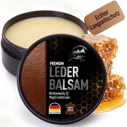 Jotti läderbalsam färglös 200 ml – premium lädervård – behaglig doft