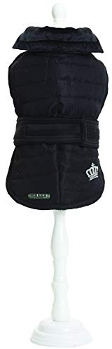 Croci C7274513 Steppjacke Bulldog, 55 cm, schwarz