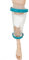 Funda protectora impermeable para la rodilla de la ducha, para bañera, reutilizable, transparente