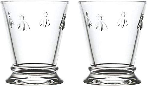 La Rochere Mini-Kelchglas mit Bienenmotiv, 185 ml, 2 Stück