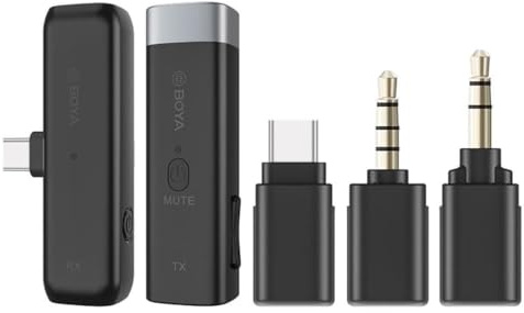 BOYA Wireless Lavalier Microphone BY-WM3U Black