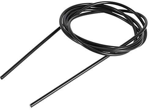 EVTSCAN Schaltzug, 2m 5 Farben Bremsschaltzughülle Schlauchkit Zubehör für Mountainbike(5mm Brake line-schwarz)