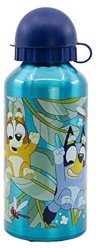 Stor Kleine Aluminiumflasche, 400 ml, Blau, Kinder, mehrfarbig, Standard, Bunt