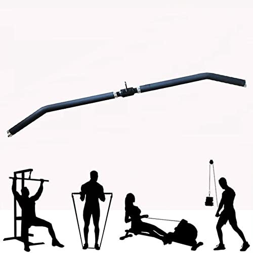 FREAZE Drehbare SZ Curlstange Latzugstange, Trizeps Krafttraining Stange, Fitnessstudio Fitnessgeräte Muskelzugstange Trainingsgeräte Zubehör 120cm