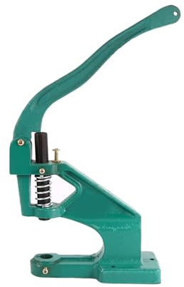 Knapphålsmaskin, handverktyg för genomföringsöglor, handpressad knapphålsmaskin, hålmaskin med manuell press, pressborrmaskin