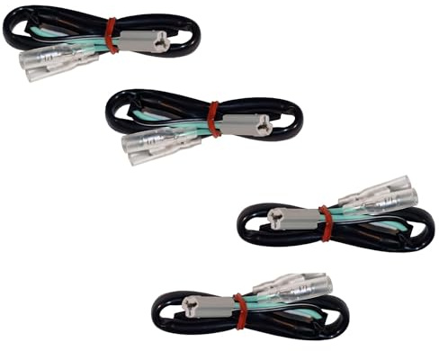 Germany Motorsports Motorrad Blinker Adapter Kabel für Blinkerwechsel Blinkerkabel für LED Halogen (Yamaha, 2 Paar)