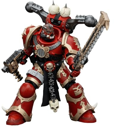 GWTCTOY JoyToy GW 40K Originallizenz 1:18 Actionfigur, World Eaters Khorne Berzerker 6, 12.6CM Bausätze für Sammel-Actionfiguren