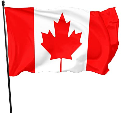 Bandiera canadese Canada 3x5 piedi, decorazione da giardino per esterni