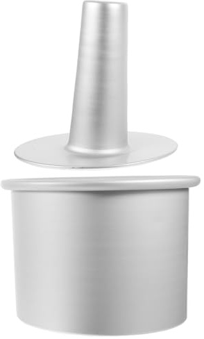LOORGVEL Teglia per Torte Rotonda in Acciaio al Carbonio Antiaderente Stampo per Chiffon Cake Centrale Accessorio per Dolci Fatti in Casa e Decorazioni