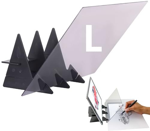 Hayaww Tablero De Dibujo De Imagen óptica, Proyector De Dibujo óPtico Tablero De Dibujo óptico Herramienta Dibujo Tablero De Trazado Lente De Dibujo Herramienta De Dibujo Para Niños, Principiantes (L)