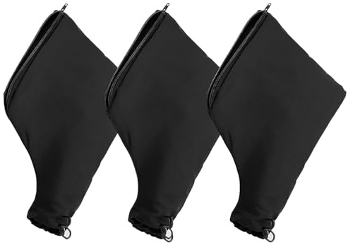 Aiyraa 3pcs Evolution Mitre Saw Dust Bag - Washable Reusable Dust Collector Bag Replacement for Circular Saw, Makita Planer, Table Saw & Mouse Sander Accessories, Universal Debris Dust Bag