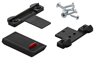 Ritter Montageset für den Einbau-Allesschneider AES 52 S - Schwarz, Stahl oder Aluminium, Legierter Stahl