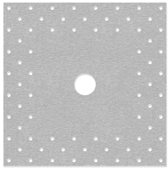 Isolbau Perforierte Wandmanschette P3 Grau - 1 Stück 120 mm Dichtband - Wasserdichte Manschette für Sanitär, Dusche, Bad, Fliesen, Abdichtung Dichtmanschette für Innen- & Außenbereich