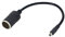 CERRXIAN - Cable adaptador con conector hembra para encendedor de cigarrillos de coche de 12/24 V CC, de 5,5 x 2,1 mm a enchufe hembra de encendedor de coche