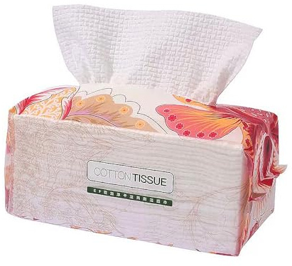 Ruihua 1Pack/70pcs Soft Disposable Face Towel,Wet and Dry Wipes Disposable Nonwoven Cotton Multi-Use
