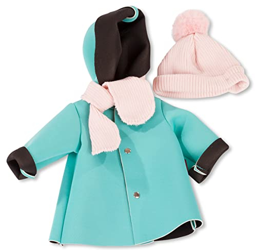 Götz 3403171 Kombination Outdoor Must Have - Puppenbekleidung Gr. XL - 3-teiliges Bekleidungs- und Zubehörset für Stehpuppen 45 - 50 cm