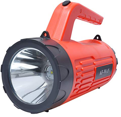 AF-WAN Linterna LED Recargable 6000 Lúmenes Potentes linternas LED Linternas para acampar Linterna táctica Impermeable Super brillante Proyector Reflector de mano [Clase de eficiencia energética A]