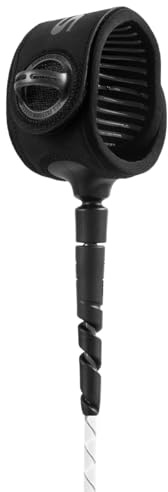 FCS Freedom Helix Comp Leash Natural-Black 6ft0in
