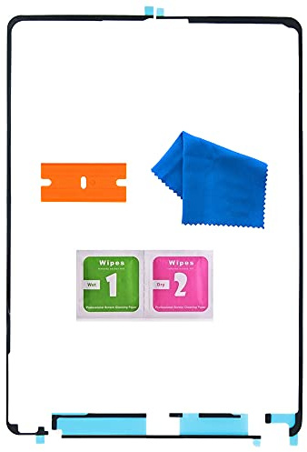 MMOBIEL Waterproof Film Adhesive Film LCD Display Adhesive Sticker Strips Compatible with iPad Air 4 2020 / Air 3 2019 10.5 Inch Including Cleaning Cloth Razor Blades Pads