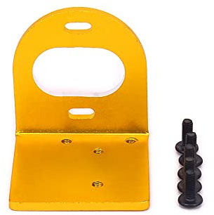 RCAWD Adjustable 540 Motor Mount for 3650/3660 Yellow | Adjustable Motor Holder Bracket for 3650/3660/540 Motors, Yellow