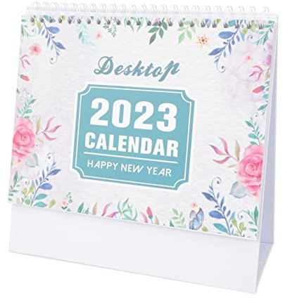 Operitacx Bürokalender Tischkalender Neujahrsmonatskalender Wandkalender Kalender Englisch Für Schreibtisch Wohnaccessoire Büro Zuhause Schule