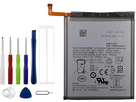 Vvsialeek New EB-BG781ABY Replacement Battery Compatible with Samsung Galaxy S20 FE SM-G780F Galaxy S20 FE 5G SM-G781B, Galaxy A52 SM-A525F, Galaxy A52 5G SM-A526B with Free Tool Kit