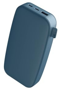 Fresh 'n Rebel Powerbank 24000mAh - USB-C in & Out - Ultra Fast Charge (20W) - 6 Sicherheitsfunktionen - Bis zu 8 Telefonladungen - Externer Akku für iPhone und Android (Dive Blue)