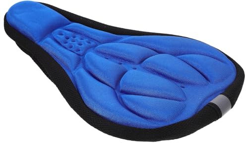 Kisangel Laufrad Sattel 2st Sattelunterlage Für Pferde Heimtrainer Fahrrad Kinder+fahrräder Satteldecke Sitzkissen Fahrrad Zyklus Abdeckung Fahrradsitz Gel Gepolstert 3D Fahrradausrüstung Offroad