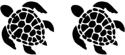 PACKOVE Autocollant De Voiture Tortue Stickers Voiture Autocollants Extérieurs De Autocollants De Décoration Côté Autocollant Pour Fenêtre De