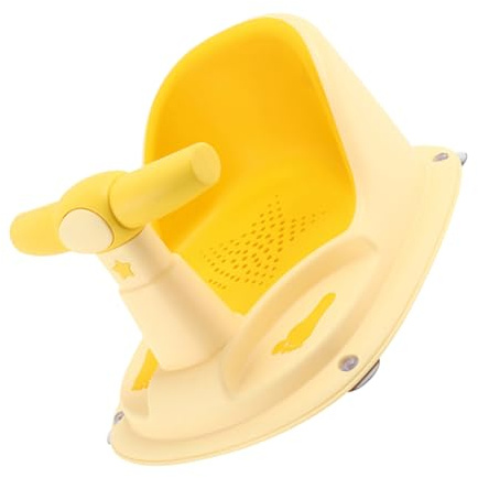 TOYANDONA Badewannensitz für Babys mit Rutschfester Basis und Ergonomischem Design aus Pp und Tpe für Komfortables Baden im Badezimmer